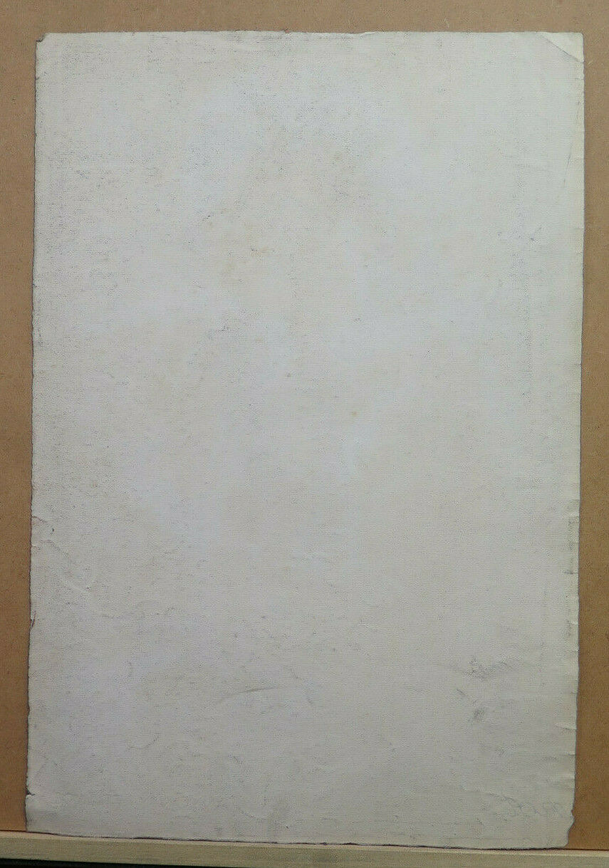 WOMAN READING A LARGE BOOK ANTIQUE DRAWING WORK Pierre Duteurtre DUT BM53.1