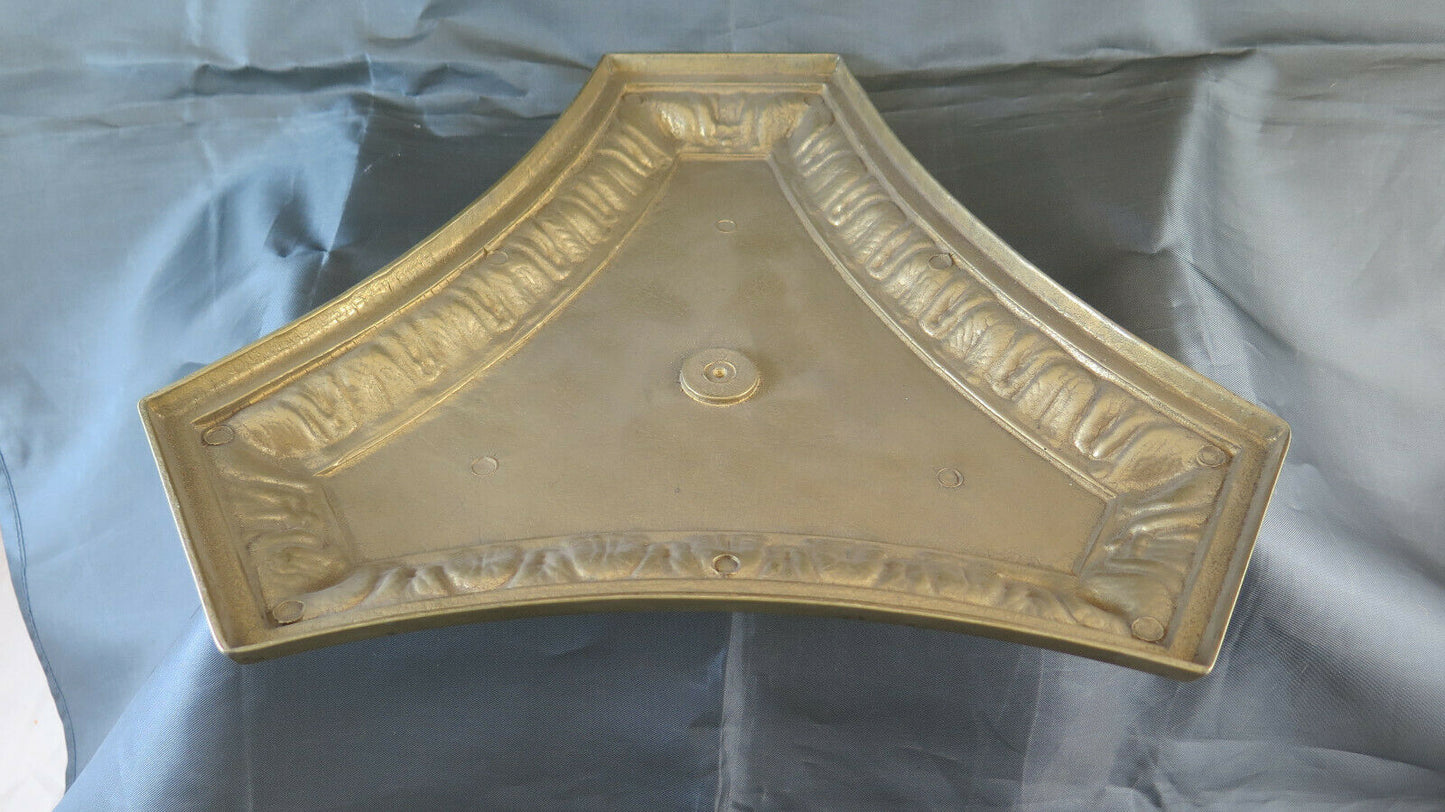 FREGIO BASE PER LAMPADA DA TERRA PIANTANA BRONZO DORATO VINTAGE DORATA CH14