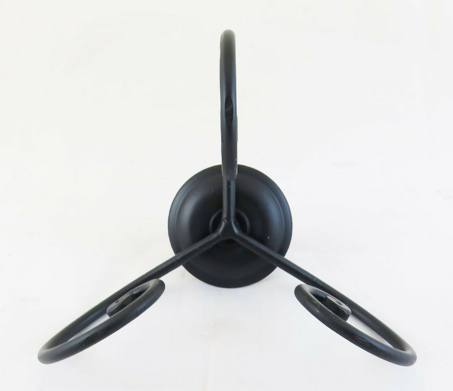 VINTAGE WROUGHT IRON CANDLESTICK SINGLE CANDLE HOLDER CANDELABRA LIGHT CH12