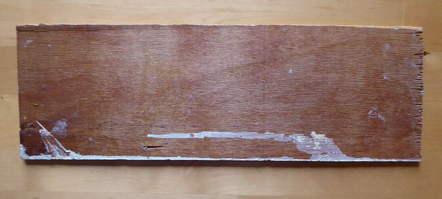 OLD OIL PAINTING ON UNFINISHED MARINE SEA PAINTING SPAIN 1900s MD1