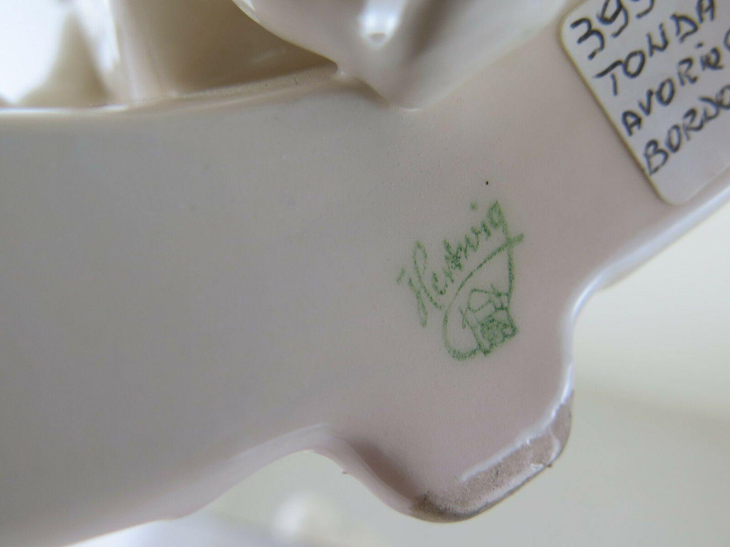 FIORIERA HERTWIG GERMANY BASE PER VASO SUPPORTO VINTAGE IN CERAMICA R46 - Belbello Antiques