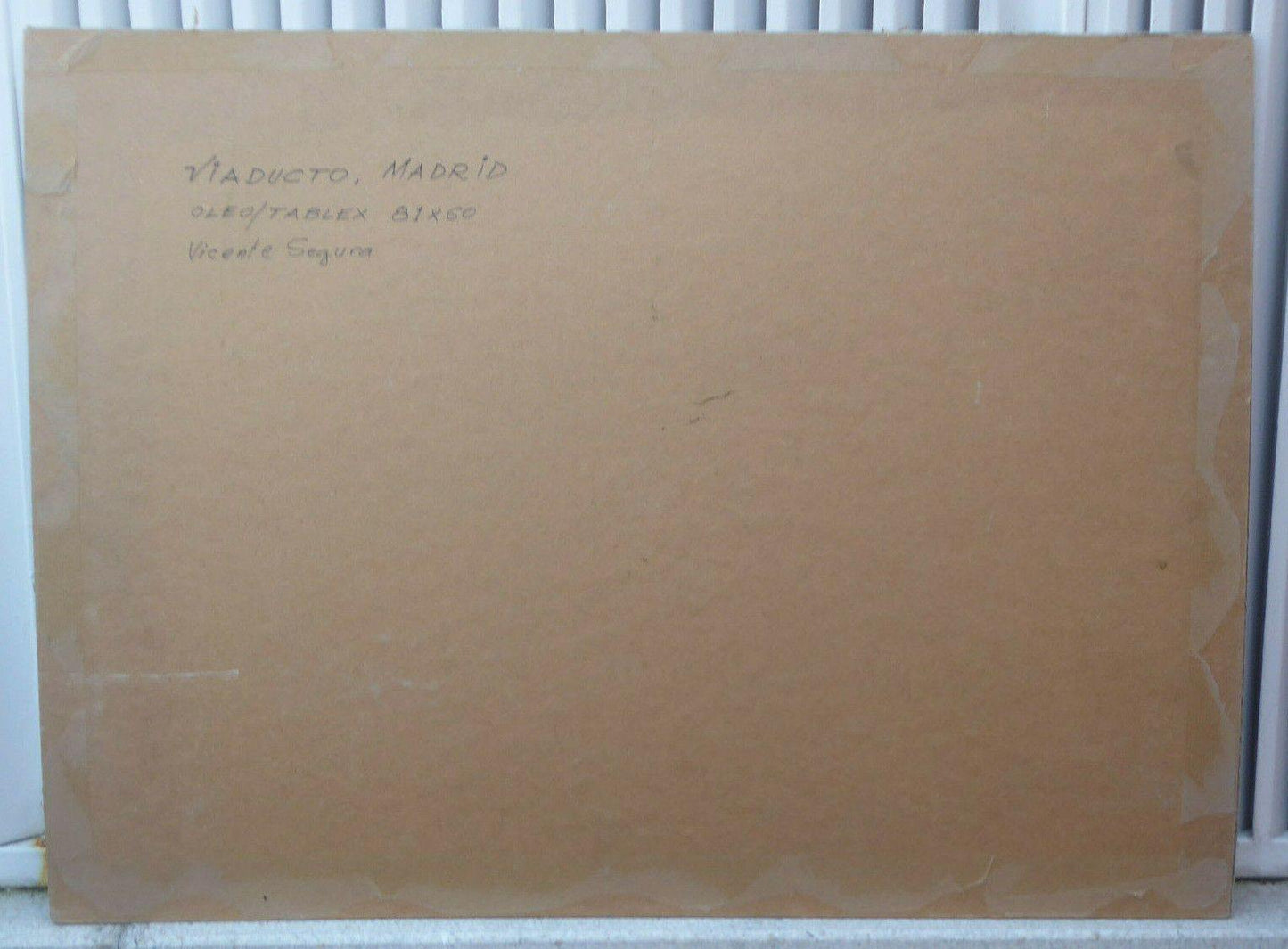 Viaducto de Segovia Viaducto calle Bailén MADRID QUADRO DI VICENTE SEGURA MD11 - Belbello Antiques