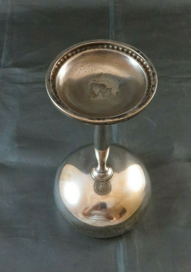 COPPA CALICE IN METALLO ARGENTATO VINTAGE FRANCIA METÀ 900 Delacroixriche BM33