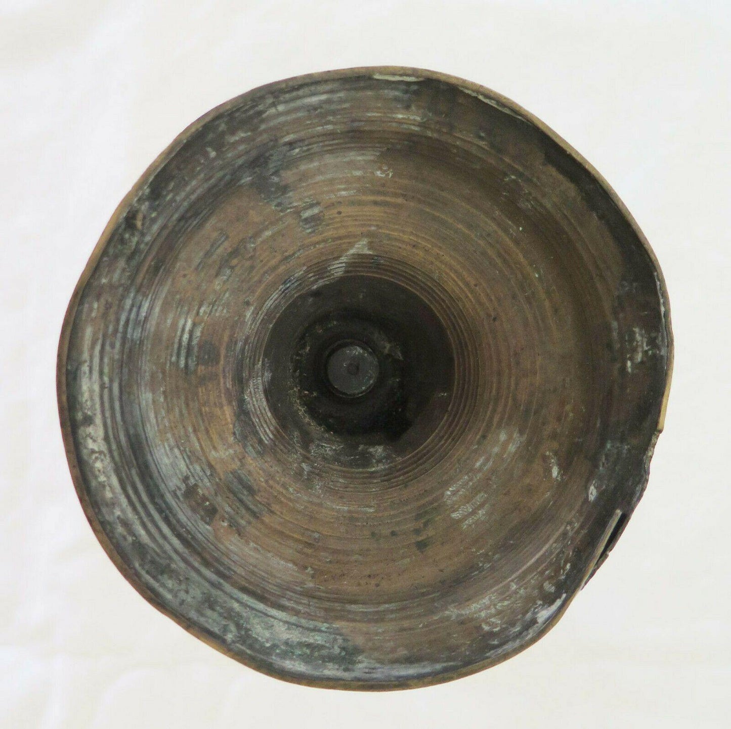 CANDELABRO ANTICO IN METALLO TORNITO IN STILE BAROCCO FINE 800 PRIMO 900 M1 - Belbello Antiques