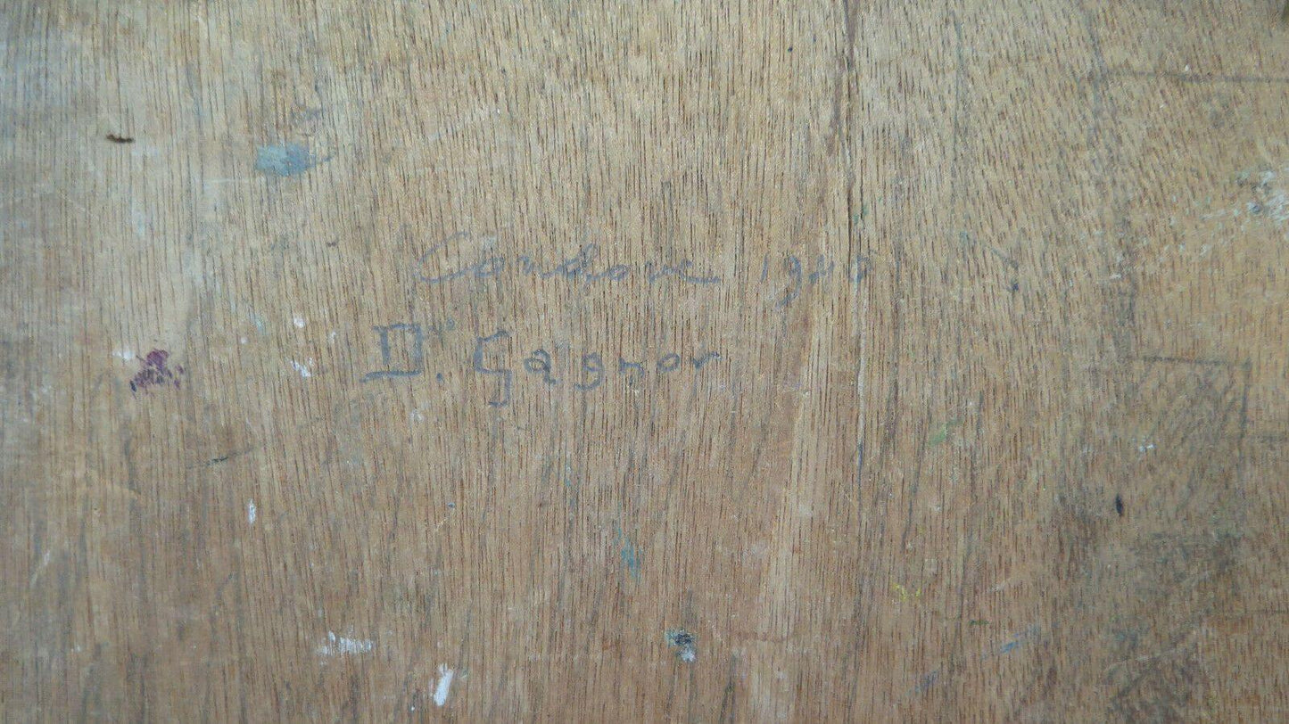 DELFINO GAGNOR (1896-1970) QUADRO NATURA MORTA DIPINTO OLIO SU TAVOLA BM45 - Belbello Antiques