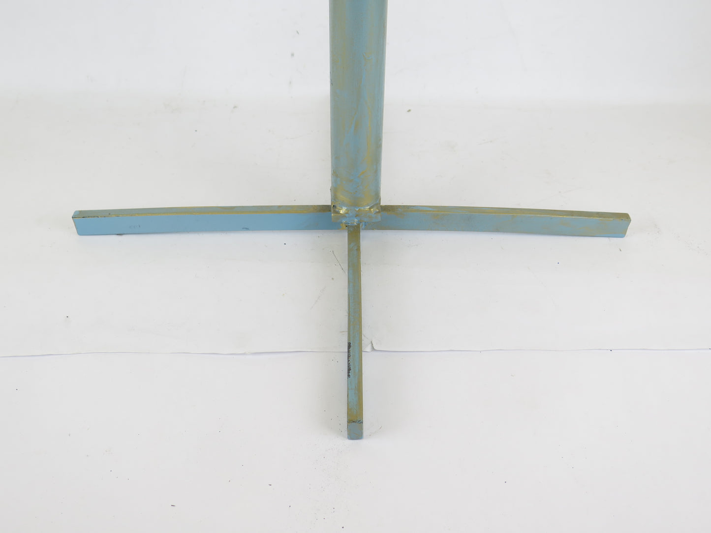 OLD HAND FORGED WROUGHT IRON TABLE VINTAGE TERRACE CH