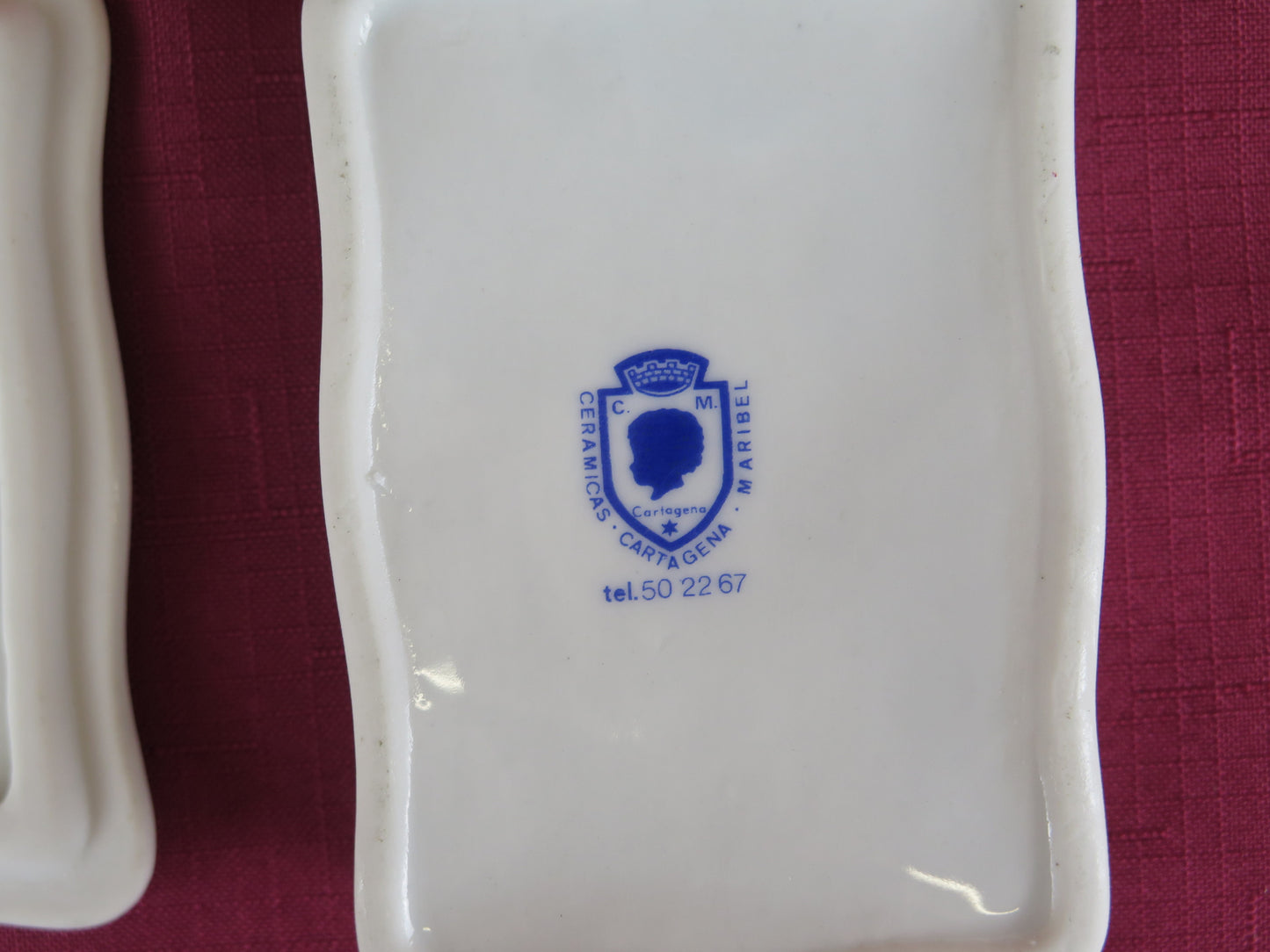 SCATOLA DI PORCELLANA ESERCITO SPAGNOLO CERAMICAS MARIBEL CARTAGENA SPAGNA VN8