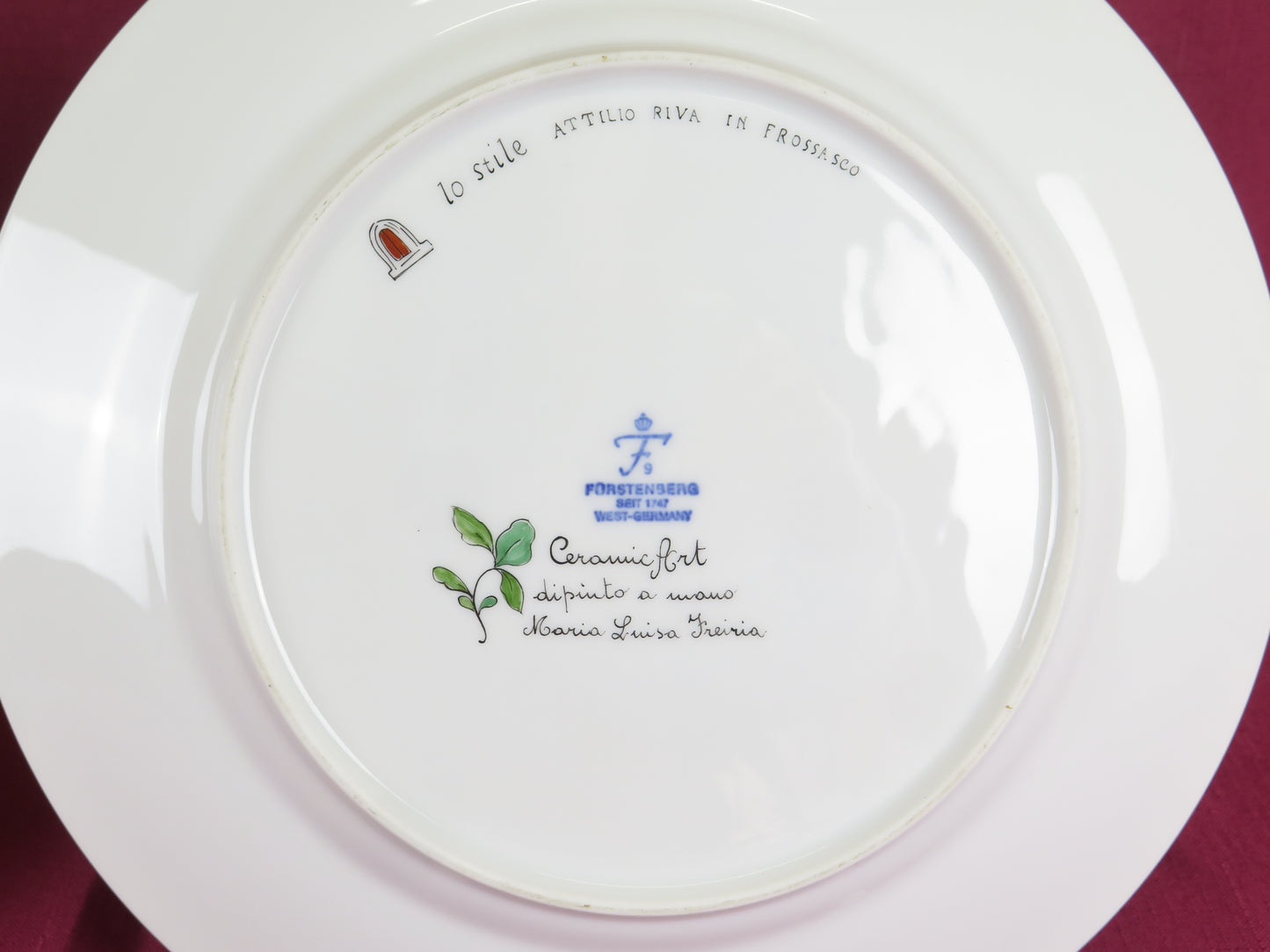 2 PIATTI PORCELLANA NIZZA CAVALLERIA ESERCITO ITALIANO EI Nicaea fidelis VN11