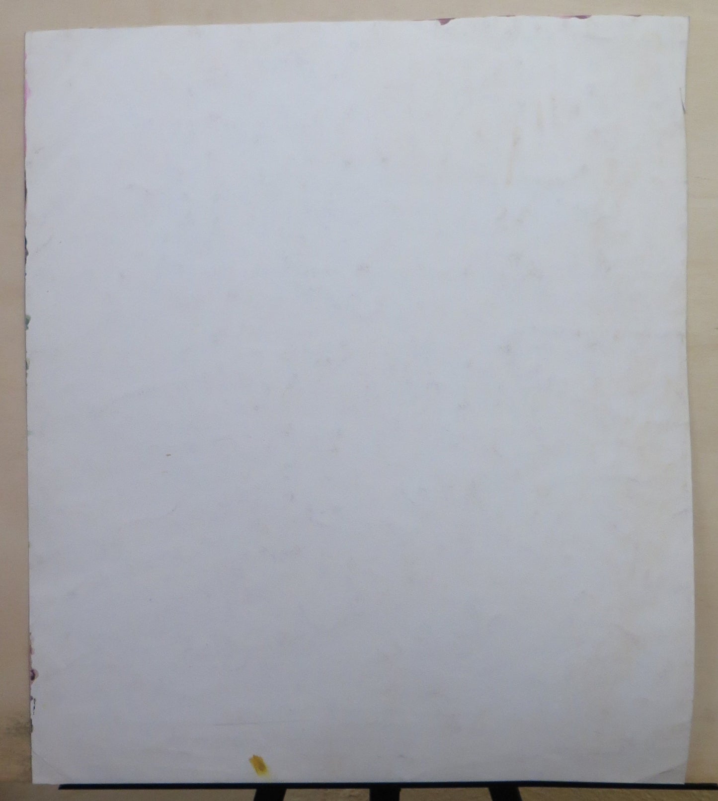 QUADRO VINTAGE INTERNO CASA DIPINTO ACQUERELLO SU CARTA FRANCIA BM53.4