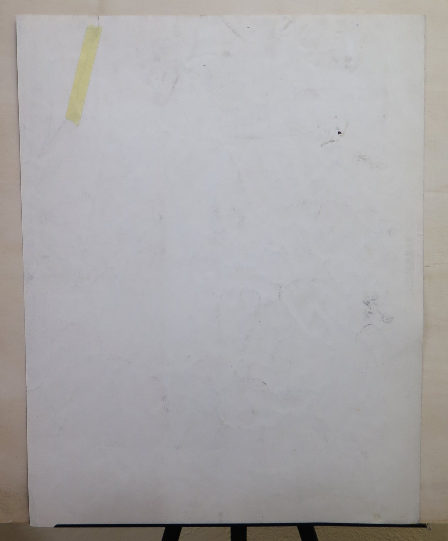 OLD WATERCOLOR PAINTING ON INTERIOR PAPER WITH STILL LIFE BM53.4