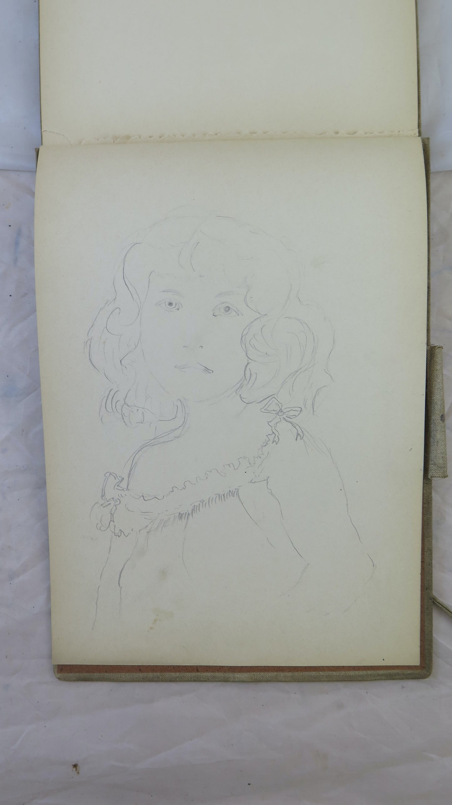 9 ANTIQUE DRAWINGS IN ALBUM PENCIL ON PAPER FRANCE BEGINNING OF THE CENTURY BM53.5A