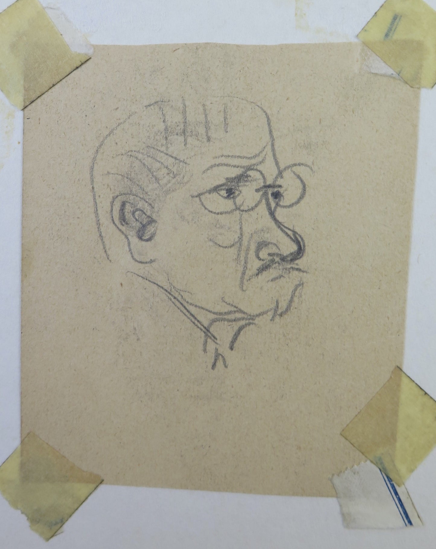 ANTIQUE DRAWING PORTRAIT HUSBAND WIFE PENCIL PAPER BEGINNING OF THE CENTURY FRANCE BM53.5C