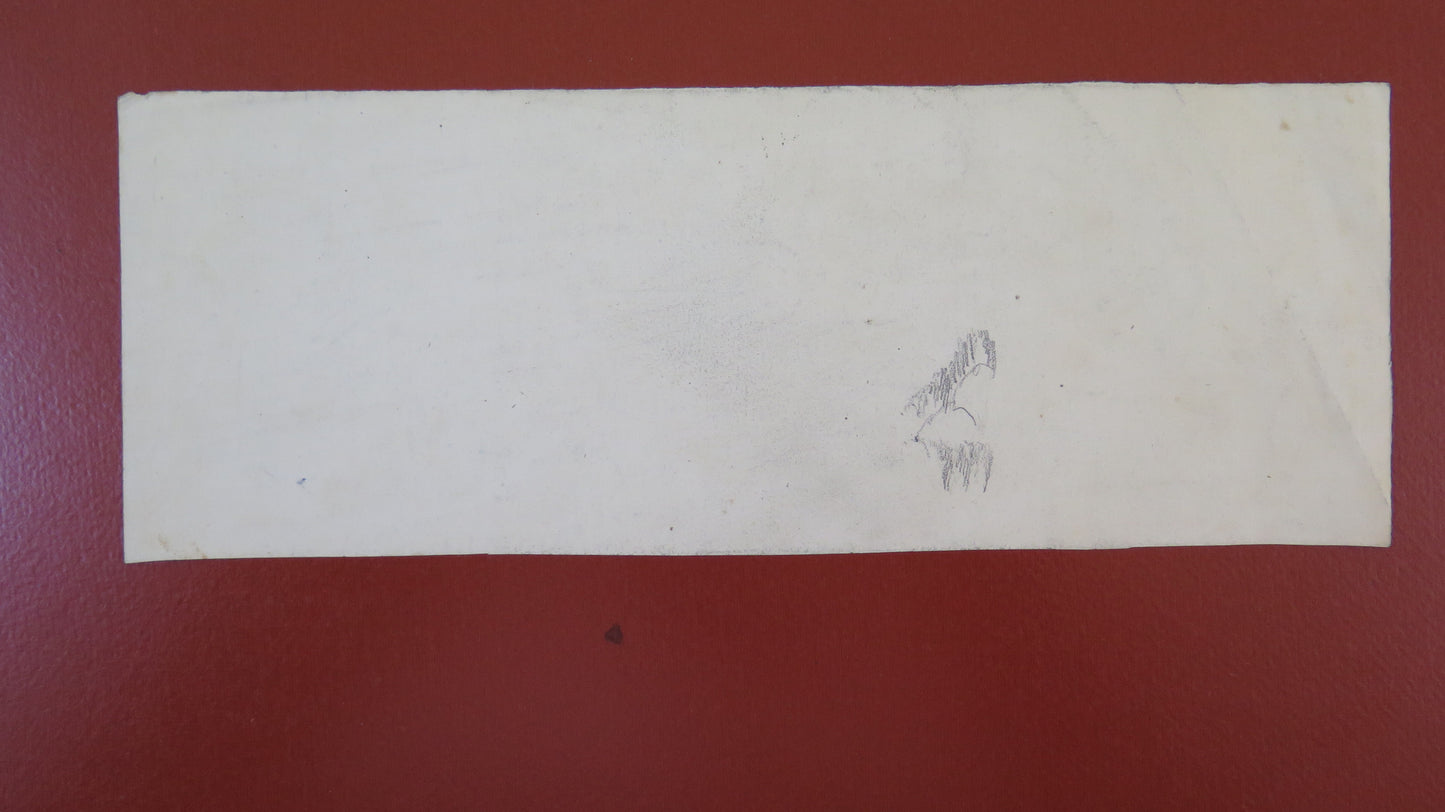 ANTIQUE DRAWING PENCIL ON PAPER SIGNED HOUSES BUILDINGS COUNTRYSIDE FRANCE BM53.5F