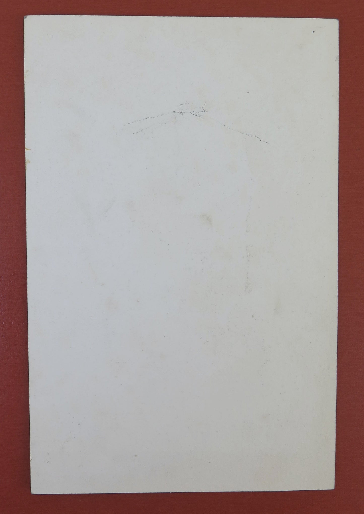 ANTIQUE PENCIL DRAWING ON PAPER VIEW OF RUINED CASTLE LANDSCAPE BM53.5F