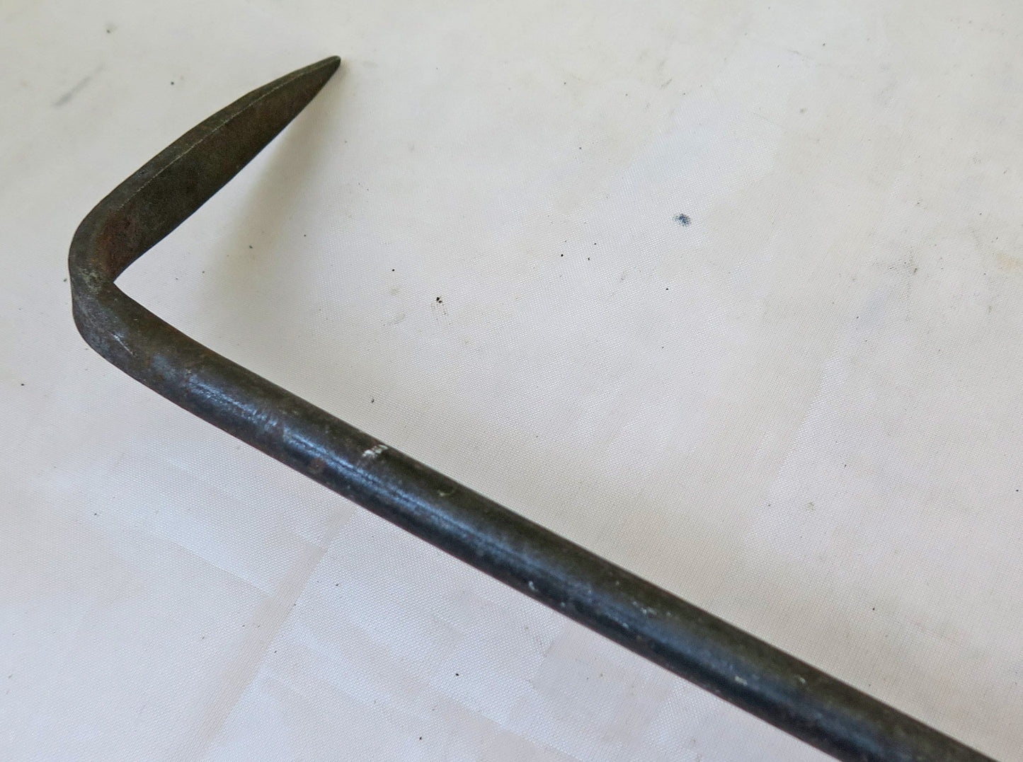 FIREPLACE POKER IN WROUGHT IRON FIREPLACE TOOL 48cm HANDMADE CH34