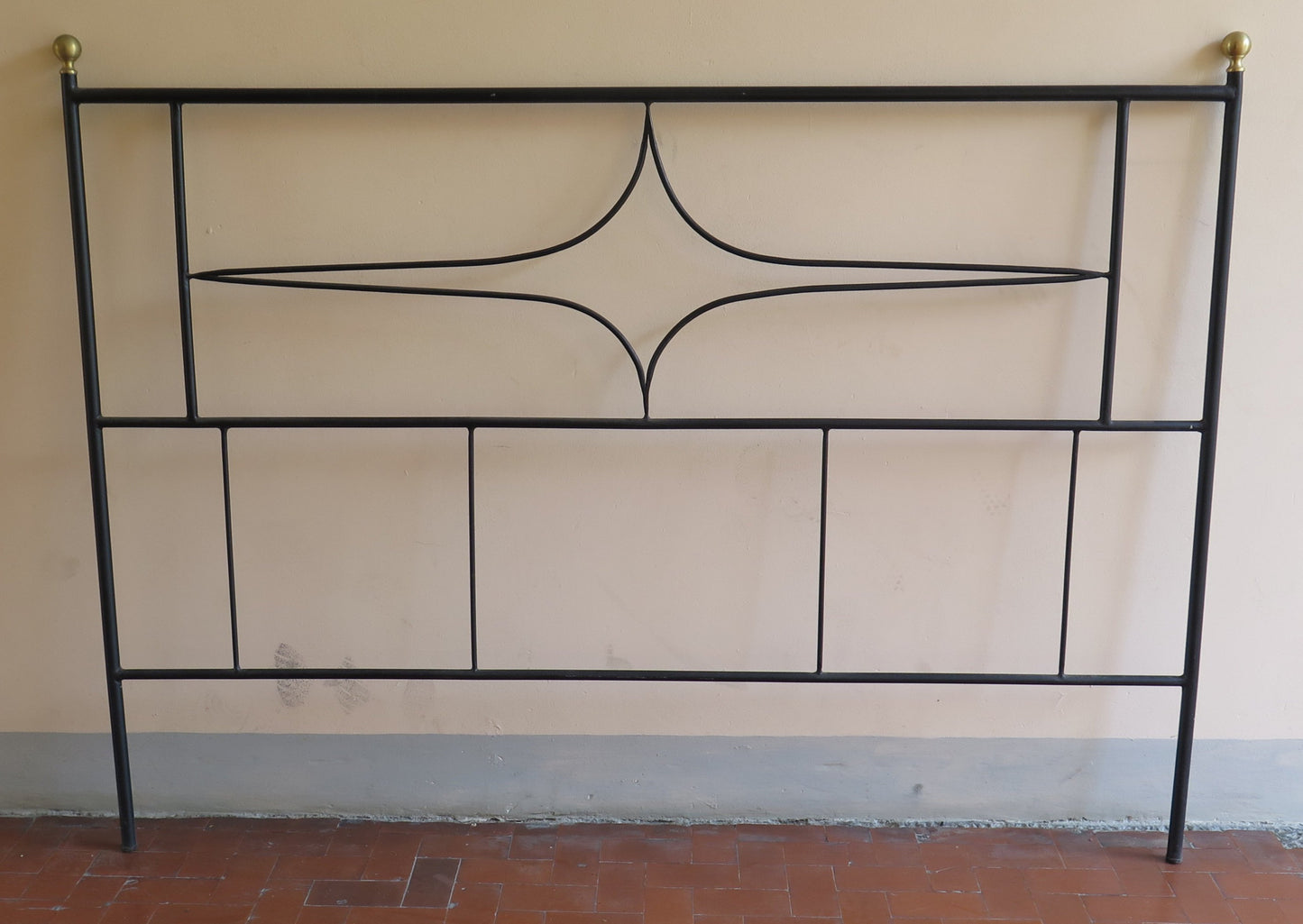 TESTIERA PER LETTO MATRIMONIALE IN FERRO ARTIGIANALE TESTATA LETTO 36 CH
