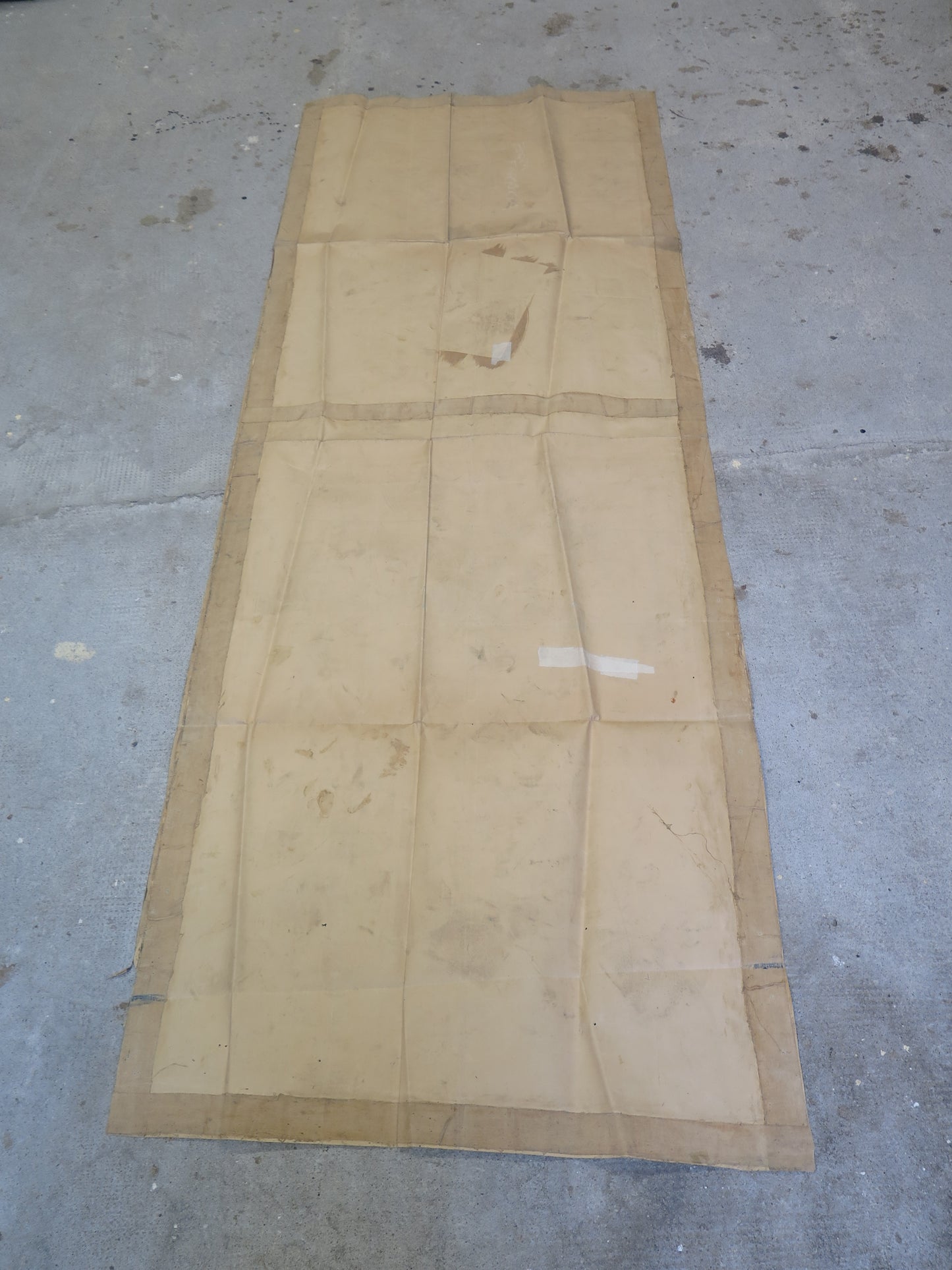 VECCHIO DIPINTO DA TEATRO SCENOGRAFIA FONDALE PORTA FARMACIA ALTEZZA 2m CL1.33