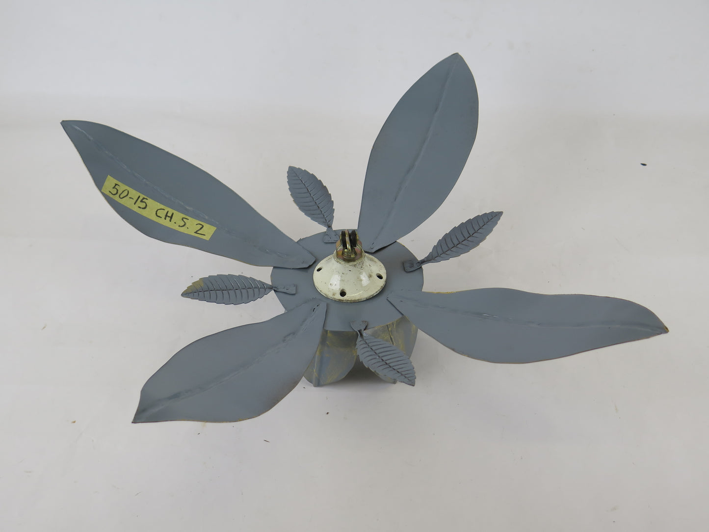 VINTAGE WALL LAMP DESIGN CHANDELIER CEILING LIGHT WROUGHT IRON FLOWER SHAPE CH.S.2