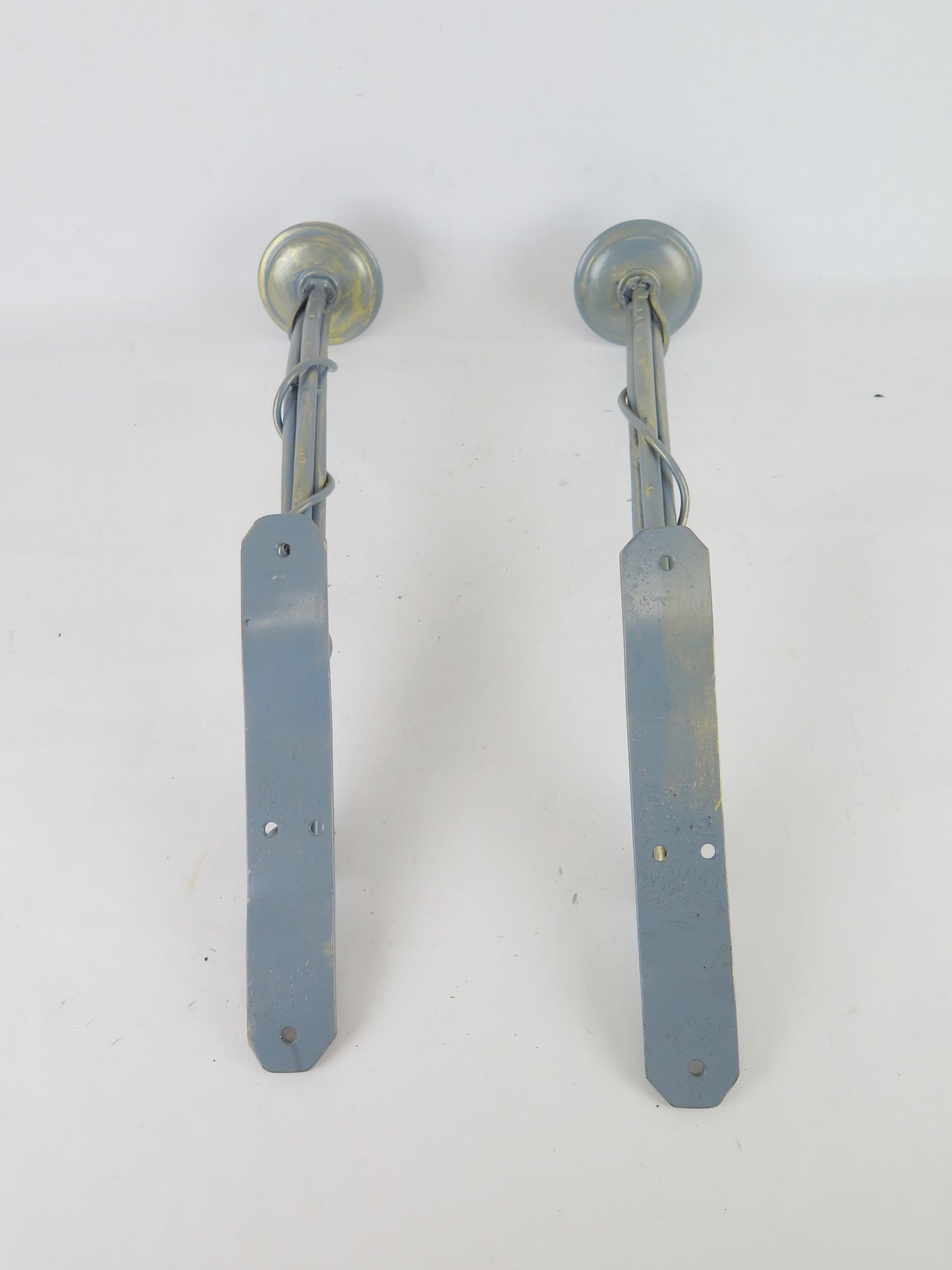 PAIR OF WALL LIGHTS IN ARTISTIC WROUGHT IRON HANDMADE WALL LIGHT CH4