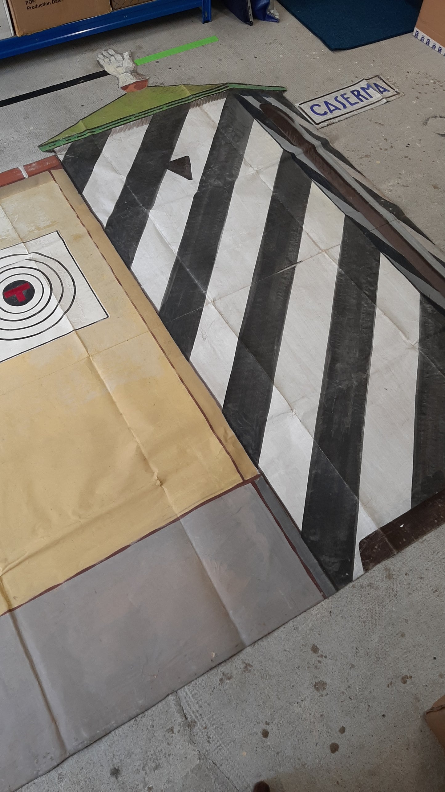 Grande quadro scenografia teatrale fondale da palcoscenico vintage dipinto a mano ideale per la decorazione di grandi ambienti molti fondali da teatro disponibili CL2.100