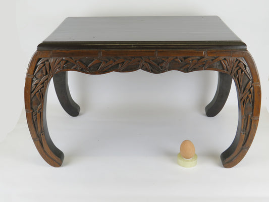 Vintage Chinese opium coffee table carved wood coffee table china CM