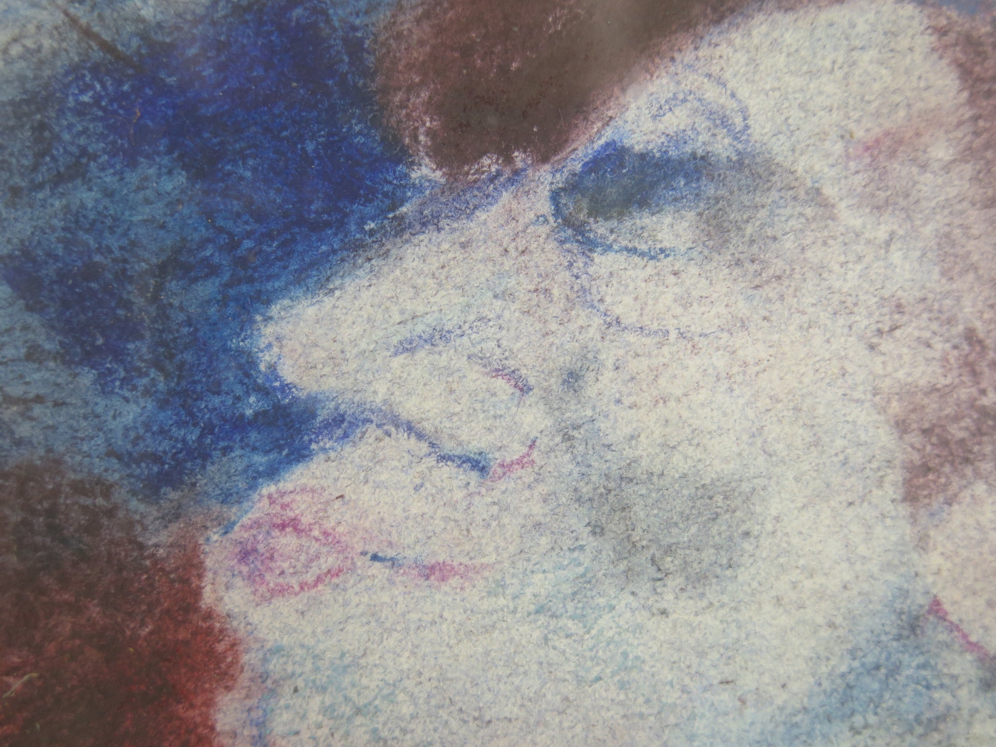 Remo Squillantini 1920-1996 quadro firmato doppio ritratt