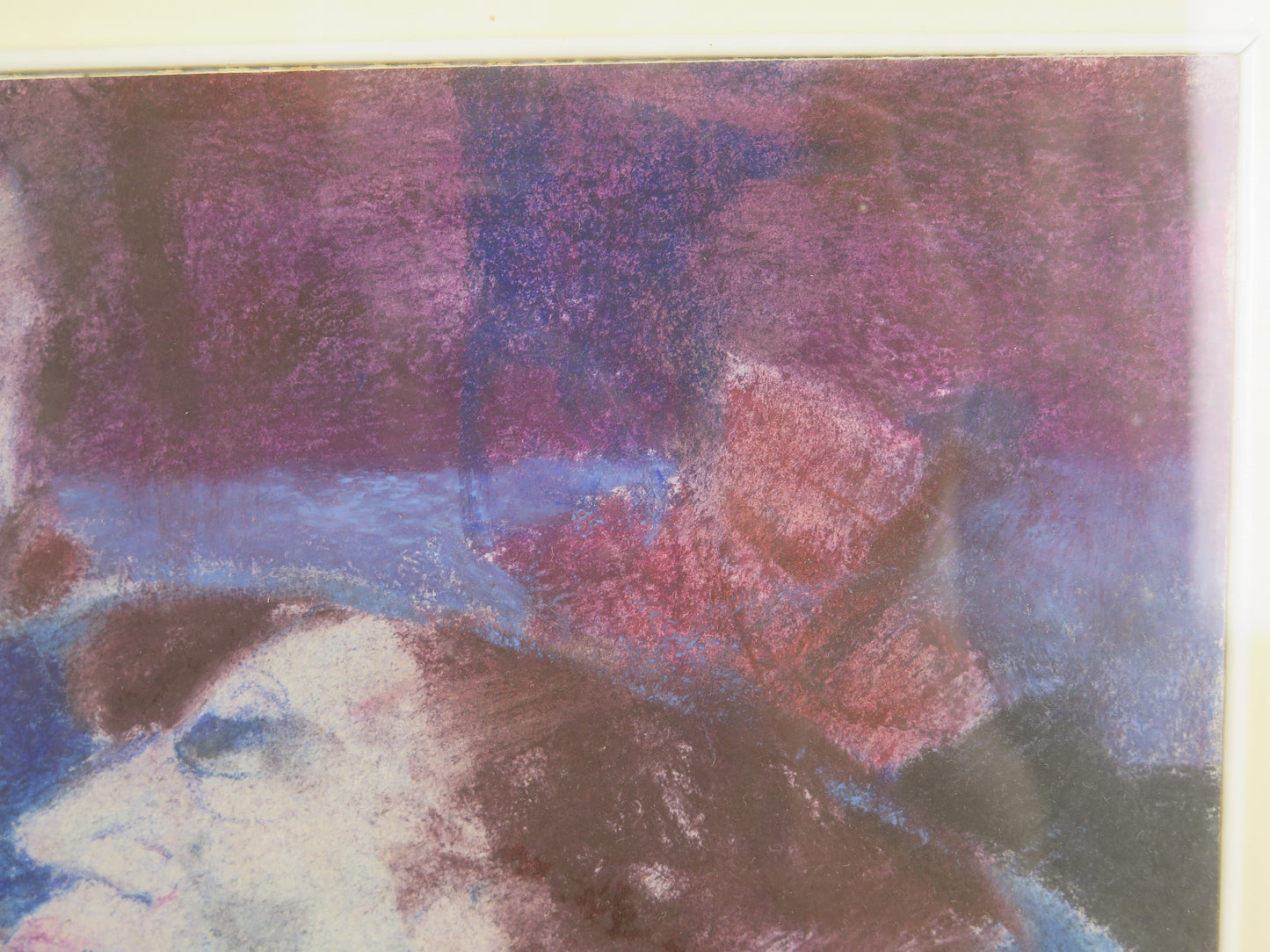 Remo Squillantini 1920-1996 quadro firmato doppio ritratt