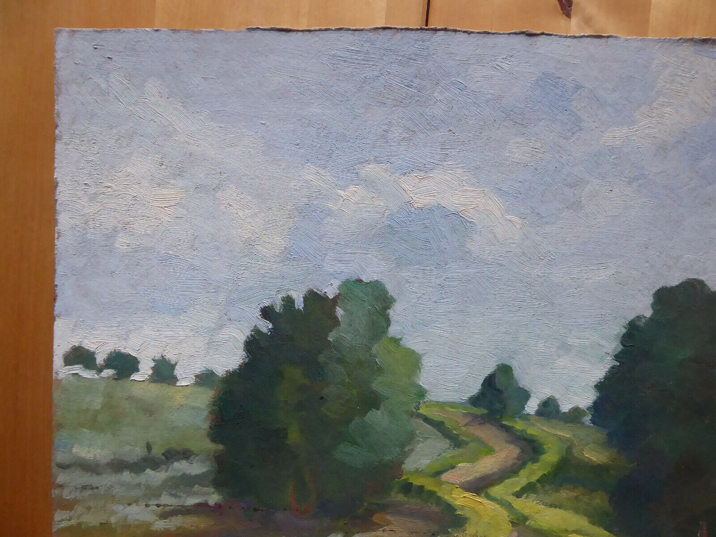 QUADRO AD OLIO VECCHIO PAESAGGIO SPAGNA FIRMATO VICENTE SEGURA (1930-2015) MD3