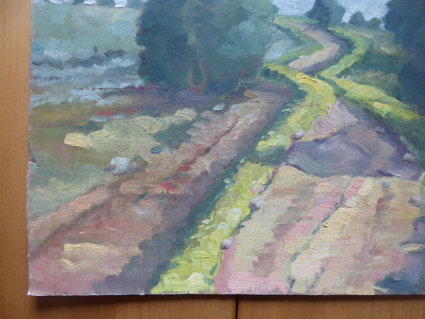 QUADRO AD OLIO VECCHIO PAESAGGIO SPAGNA FIRMATO VICENTE SEGURA (1930-2015) MD3