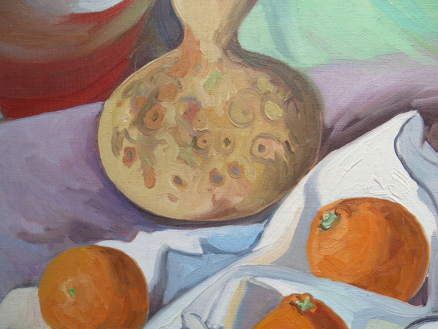 ANTICO QUADRO ANNI SESSANTA DIPINTO AD OLIO NATURA MORTA FIRMATO CERTIFICATO p12