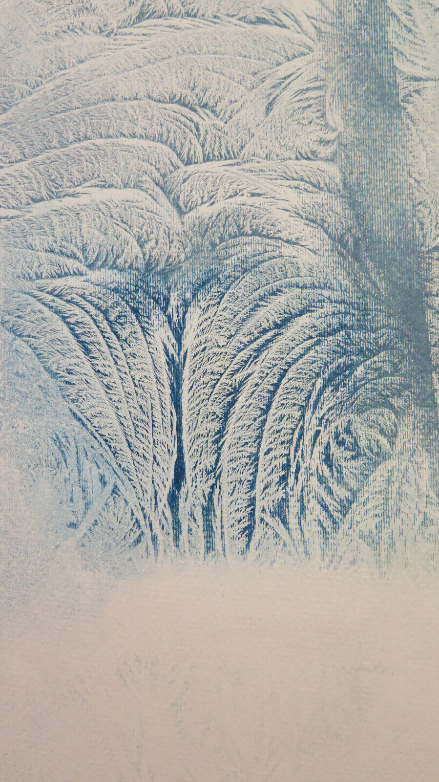 ORSO BIANCO ORSO POLARE QUADRO DIPINTO ACQUERELLO TECNICA DEL GELO ANNI 80 P35