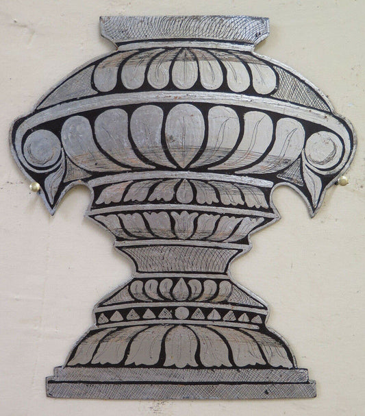 DECORATIVE FRIEZE IN HANDMADE WROUGHT IRON MID 20TH VINTAGE VASE CH13 77