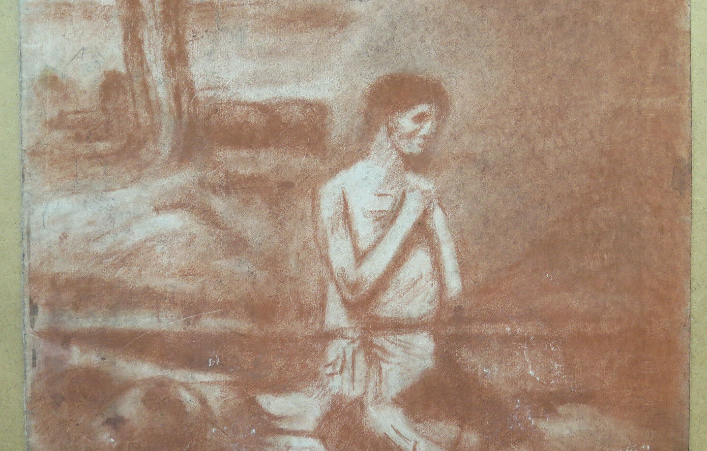 ANCIENT BLOOD DRAWING Pierre Duteurtre known as DUT SAINT JOHN THE BAPTIST BM53.1