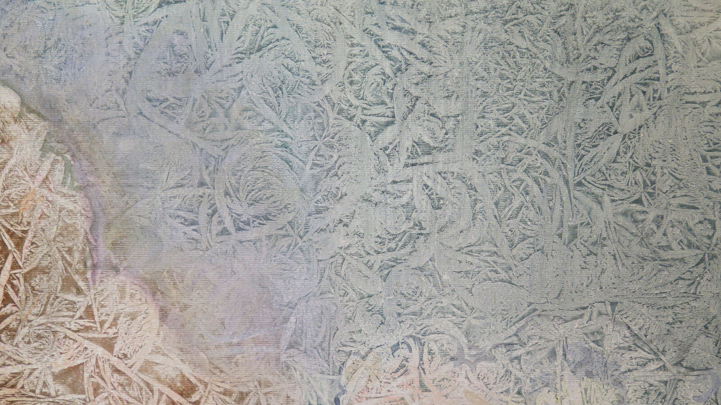 MODERN VINTAGE PAINTING OF FEMALE NUDE PAINTED WITH EXPERIMENTAL TECHNIQUE P33.8