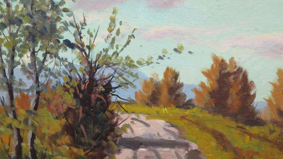 VINCENZO TRUCCO (19081993) QUADRO AD OLIO SU TELA FIRMATO PAESAGGIO B