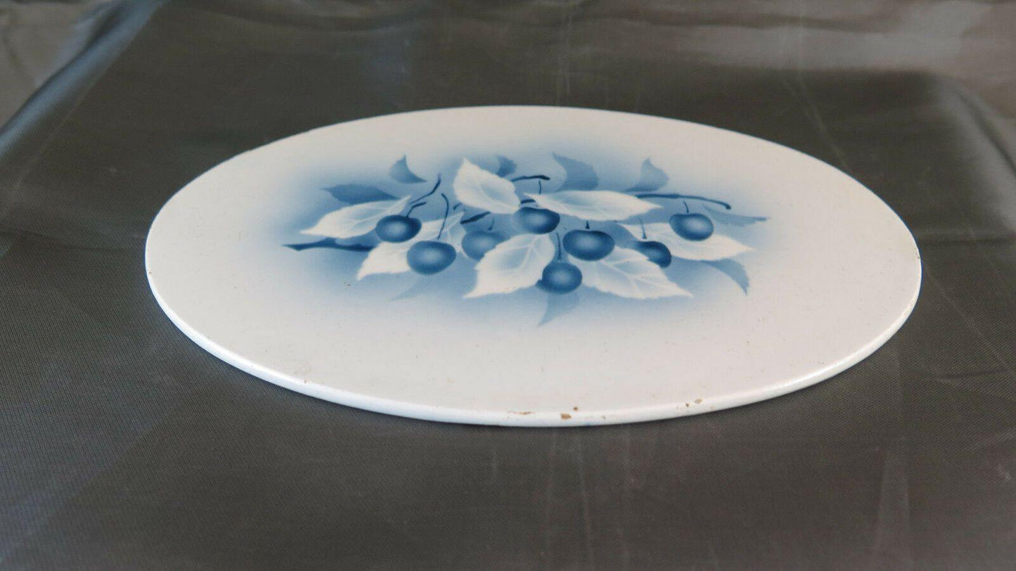 DUE SOTTOPENTOLA VINTAGE IN CERAMICA DI CUI UNO VILLEROY BOCH SOTTOPIATTO R120 - Belbello Antiques