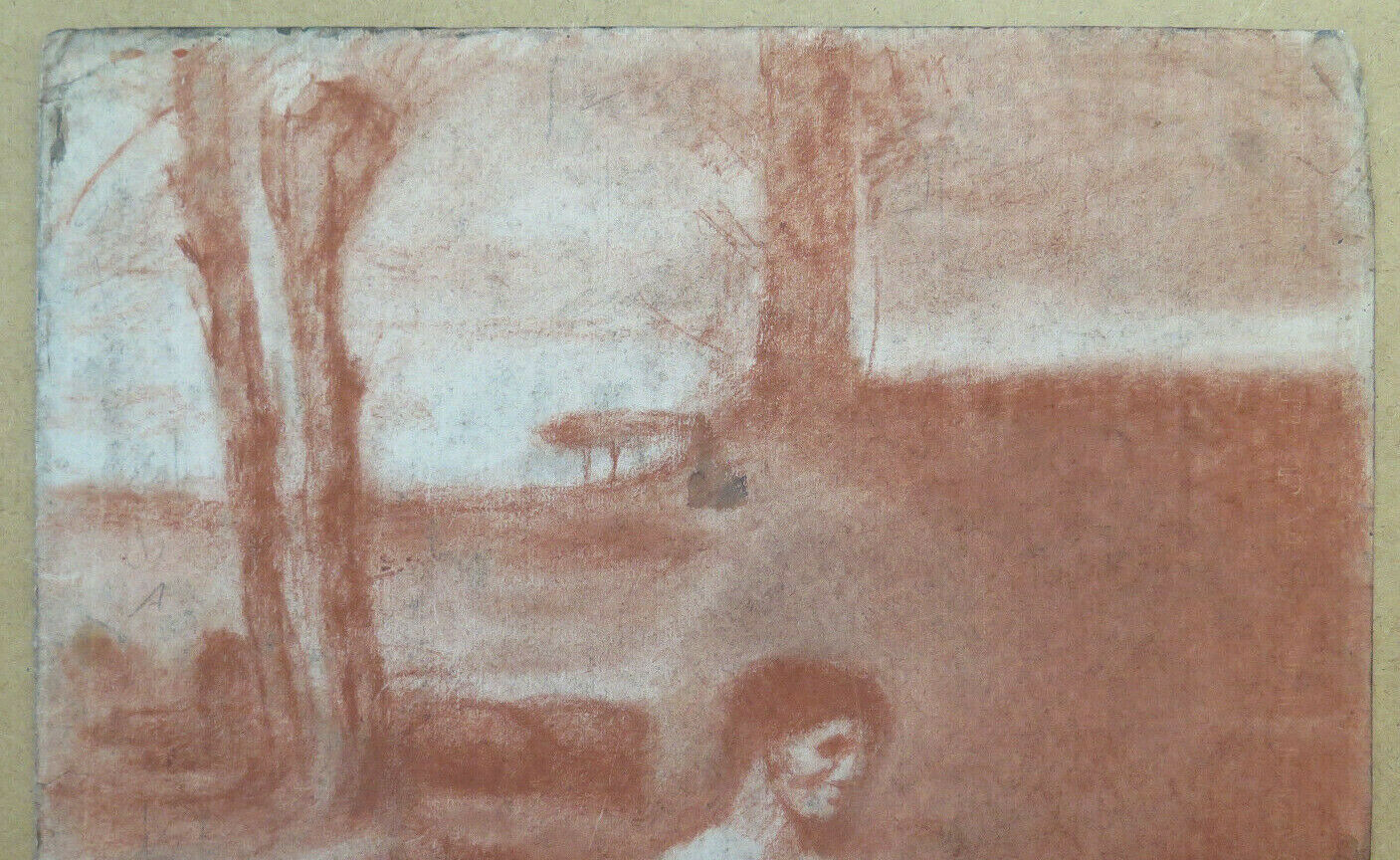 ANCIENT BLOOD DRAWING Pierre Duteurtre known as DUT SAINT JOHN THE BAPTIST BM53.1