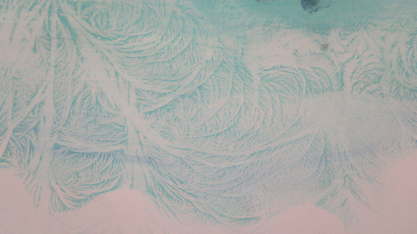 ORSO BIANCO ORSO POLARE QUADRO DIPINTO ACQUERELLO TECNICA DEL GELO ANNI 80 P35