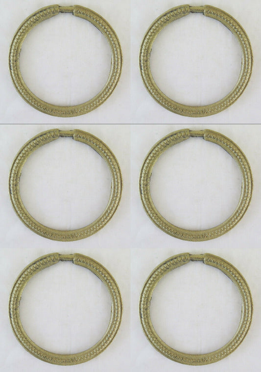 6 MANIGLIE PER MOBILI ANTICHI IN BRONZO FATTE A MANO FERRAMENTA ACCESSORI CH29 - Belbello Antiques