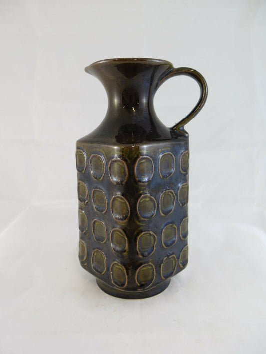 CERAMICA VINTAGE CARAFFA BROCCA DA COLLEZIONE DANIMARCA META' NOVECENTO VASO R85 - Belbello Antiques