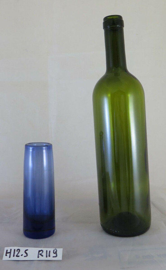 PER LUTKEN HOLMEGAARD 16912 VASO DI VETRO VINTAGE DANIMARCA 1955 FIRMATO R119 - Belbello Antiques