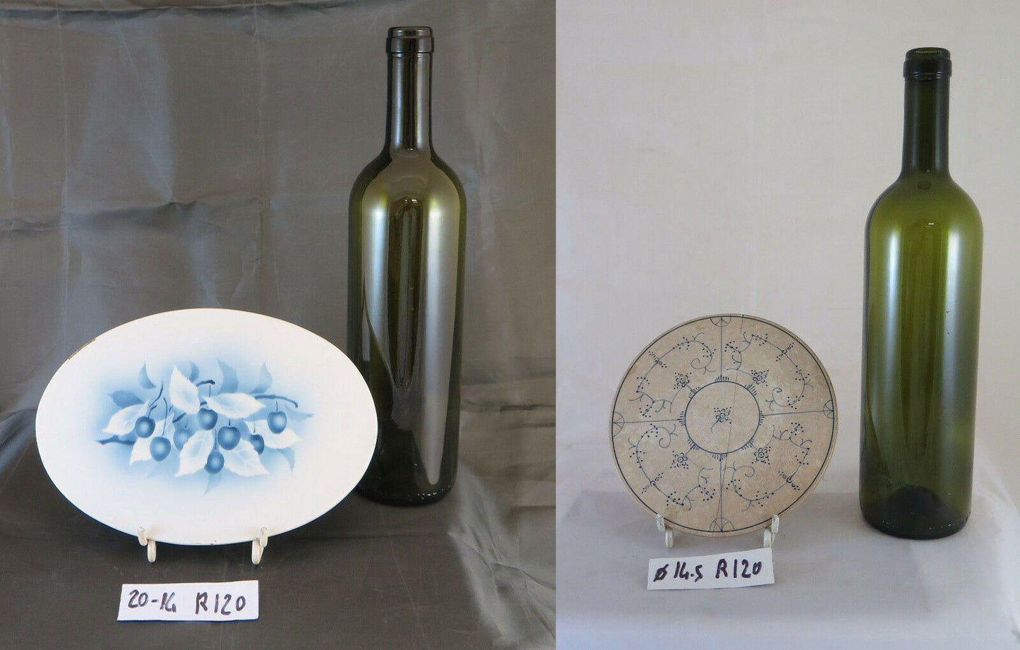 DUE SOTTOPENTOLA VINTAGE IN CERAMICA DI CUI UNO VILLEROY BOCH SOTTOPIATTO R120 - Belbello Antiques