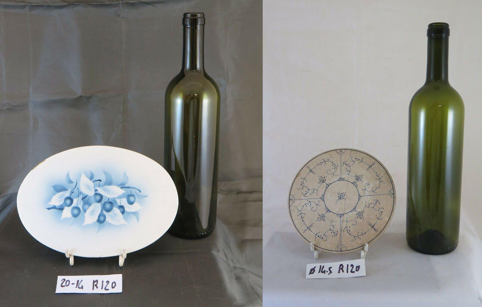 DUE SOTTOPENTOLA VINTAGE IN CERAMICA DI CUI UNO VILLEROY BOCH SOTTOPIATTO R120 - Belbello Antiques