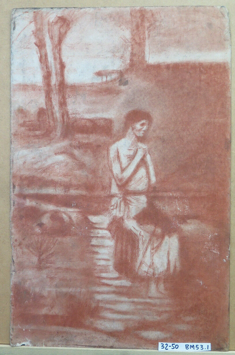 ANCIENT BLOOD DRAWING Pierre Duteurtre known as DUT SAINT JOHN THE BAPTIST BM53.1