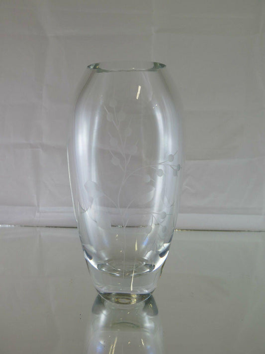 FINE VASO IN VETRO VINTAGE DANIMARCA XX SECOLO ORIGINALE DENMARK GLASS R45 - Belbello Antiques
