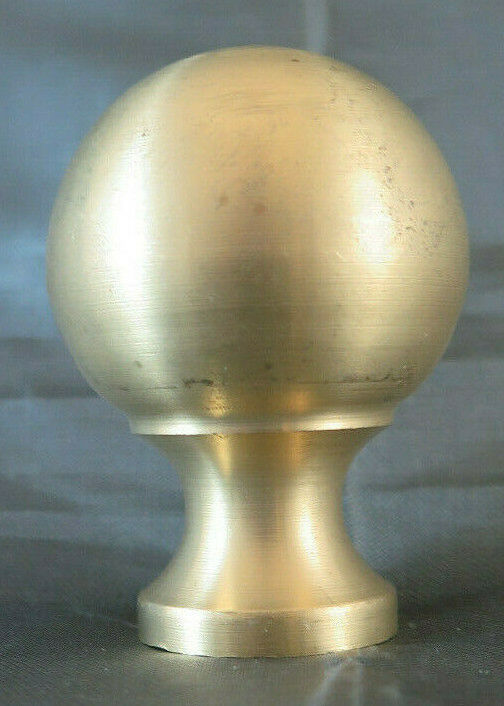 MANIGLIA FREGIO A POMELLO IN OTTONE ARTIGIANALE POMOLO POMOLI POMO h 5,5cm CH23