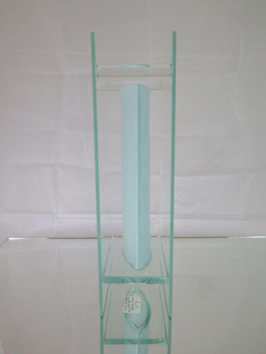 VASO IN VETRO VINTAGE PER FIORI IDEALE COME CENTROTAVOLA VINTAGE GLASS VASE R50 - Belbello Antiques