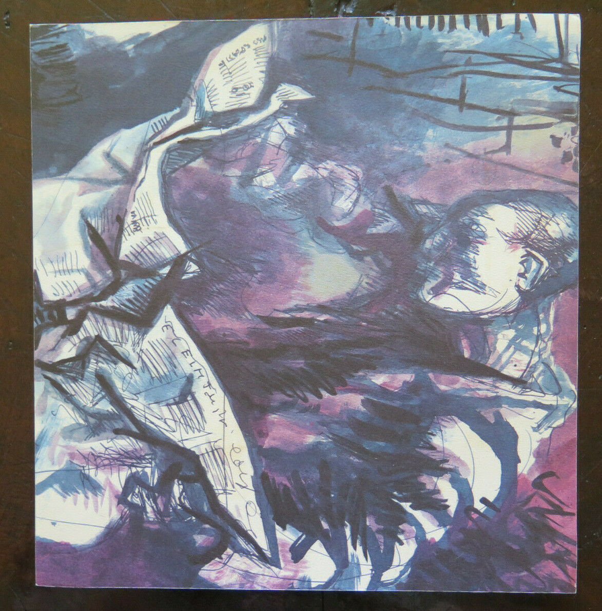 OLD PAINTING OIL ON PAPER PAINTING SKETCH MAESTRO G. PANCALDI VIEW P15 P14