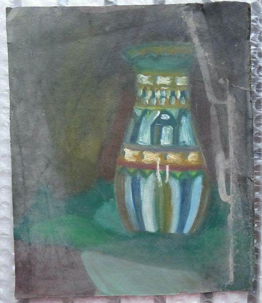 VECCHIO DIPINTO AD OLIO STUDIO PREPARATORIO ESERCIZIO BOZZETTO SPAGNA '900 MD10 - Belbello Antiques