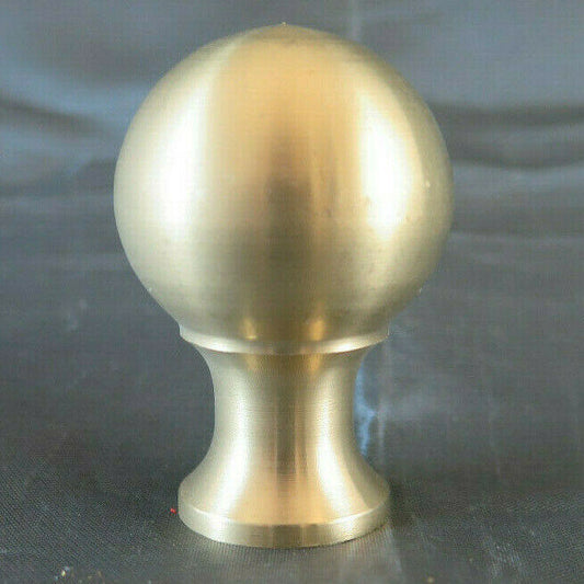 MANIGLIA FREGIO A POMELLO IN OTTONE ARTIGIANALE POMOLO POMOLI h 5cm CH24